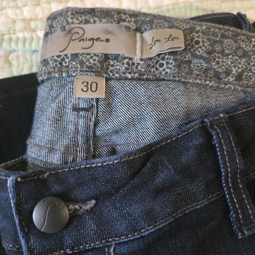 PAIGE Indigo Bootcut Jeans 30 - Picture 4 of 5